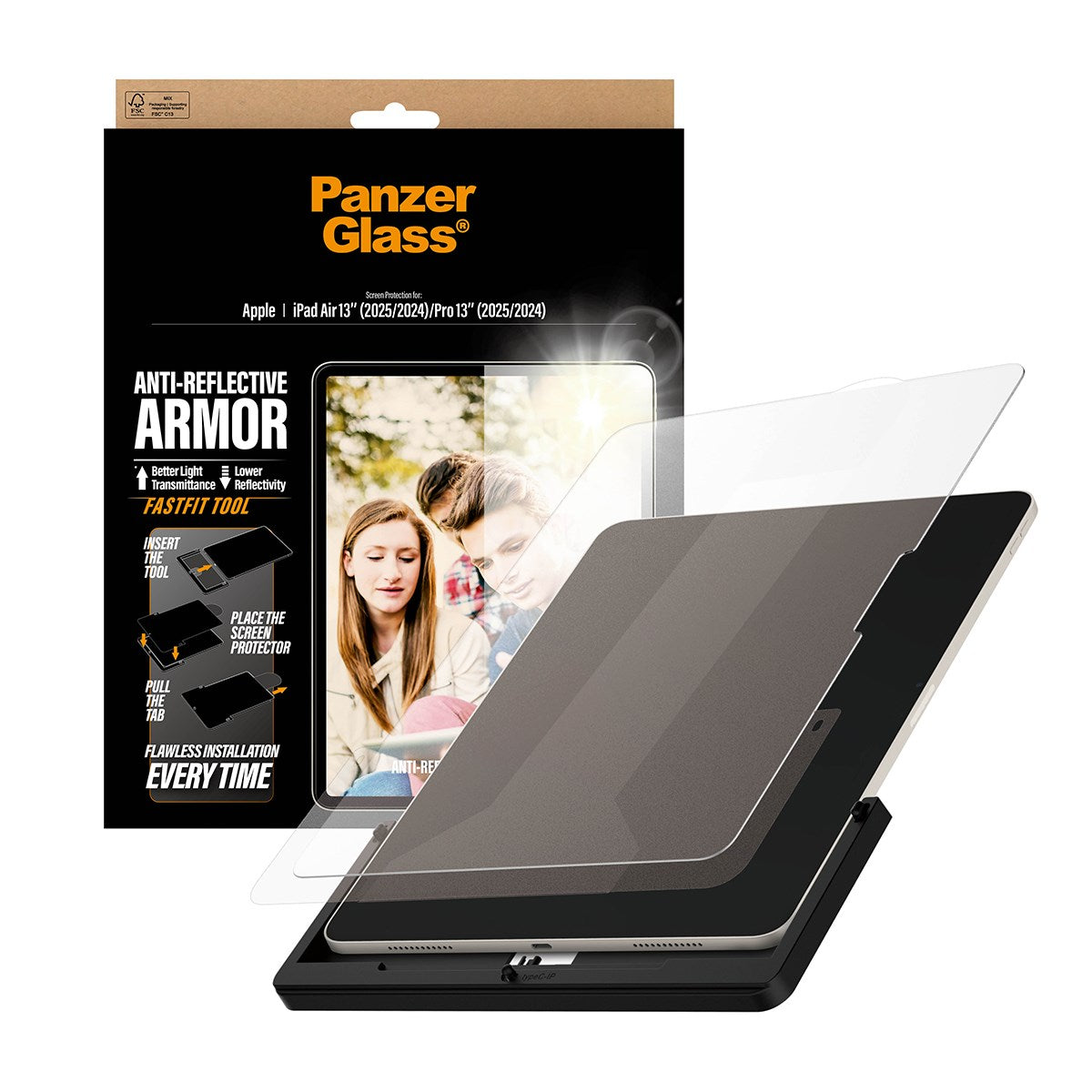 PanzerGlass® Anti-Reflective Armor Screen Protector iPad Air 13